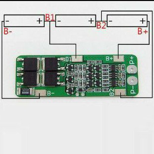 Mạch 3S 12.6V - 20A mạch sạc đầy tự ngắt và bảo vệ pin Li-ion 18650