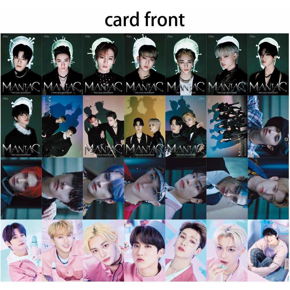 Set 55 Tấm Thẻ Ảnh Lomo Các Thành Viên Nhóm Nhạc Kpop Stray Kids