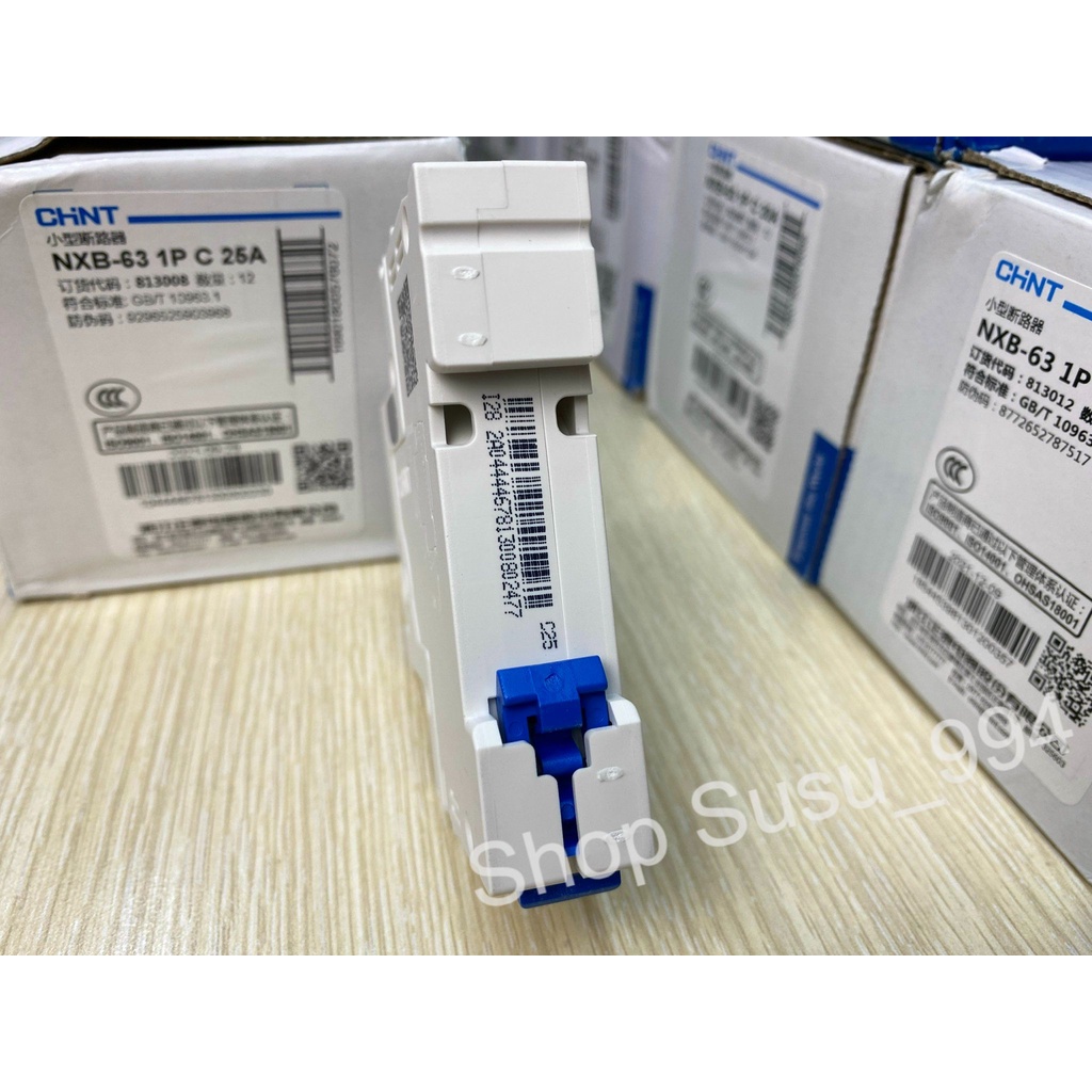 Aptomat Chint NXB-63 1P 25A Dòng Cắt 6kA