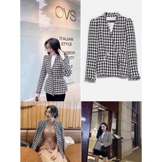 Áo dạ tweed ZARA