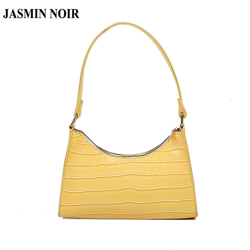 Túi Xách / Đeo Vai JASMIN NOIR Vân Da Cá Sấu Thời Trang Cho Nữ