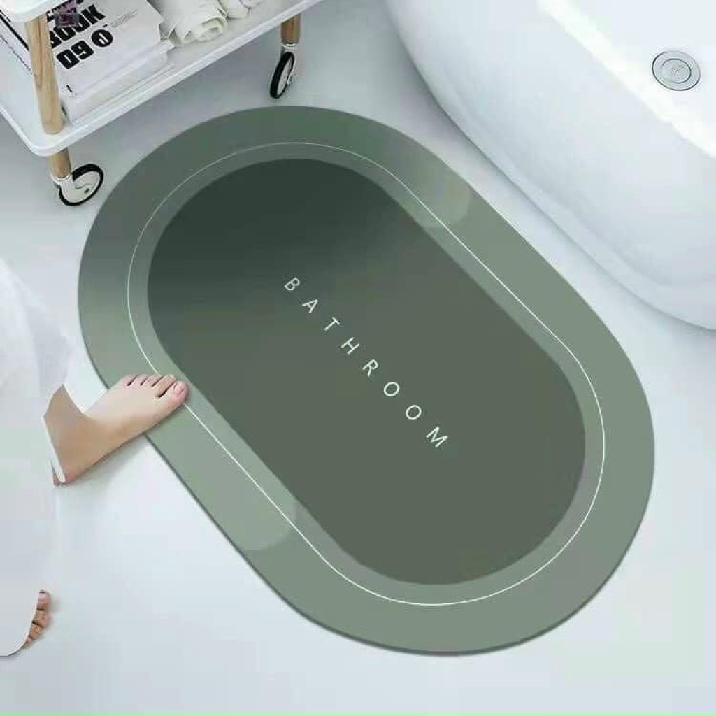 Thảm phòng tắm oval chống trượt Bathroom