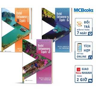 Sách Combo Trọn Bộ 3 Cuốn Useful Vietnamese For Expats 1, 2,3