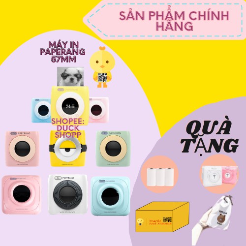 Máy in nhiệt mini paperang p1 - p2 -p2s . peripage a6 a6s . máy in mini