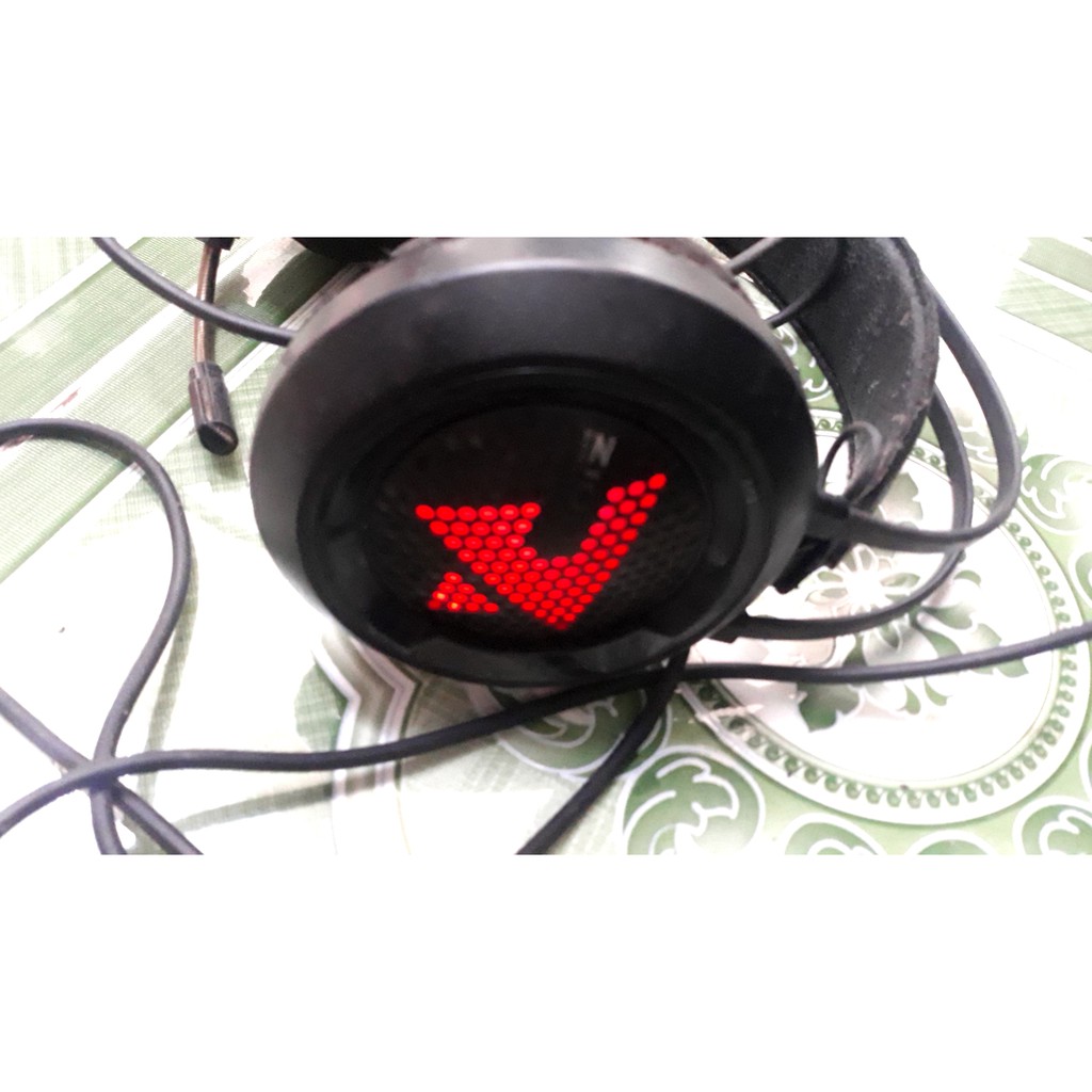 Tai nghe Gaming Zidli ZH6 7.1 Led USB Black thanh lý ve chai máy vi tính cũ