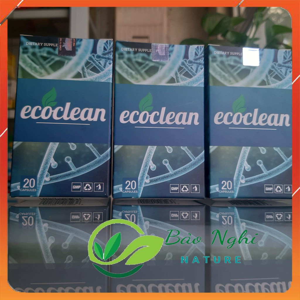[COMBO 3 HỘP] Viên Uống ECOCLEAN - Diệt Ký Sinh Trùng Thanh Lọc Tế Bào Gan Tăng Cường Đề Kháng - CHÍNH HÃNG HỘP 20 VIÊN | BigBuy360 - bigbuy360.vn
