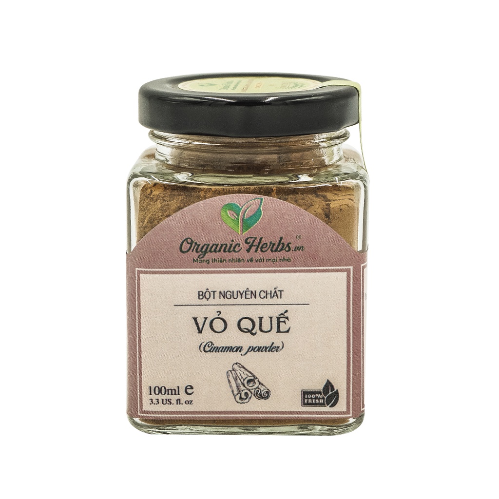 Bột Quế Nguyên Chất 100% Organic Herbs (Cinamon Powder)