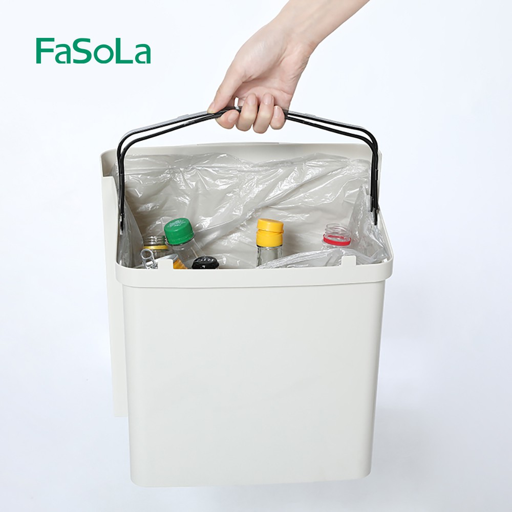 [FREESHIP] Thùng rác cao cấp FASOLA - Thùng rác 2 ngăn phân loại tiện lợi FSLRY-323