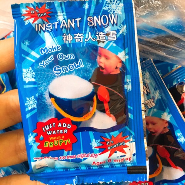 Tuyết nhân tạo Mỹ – Instasnow hoa tuyết bạc