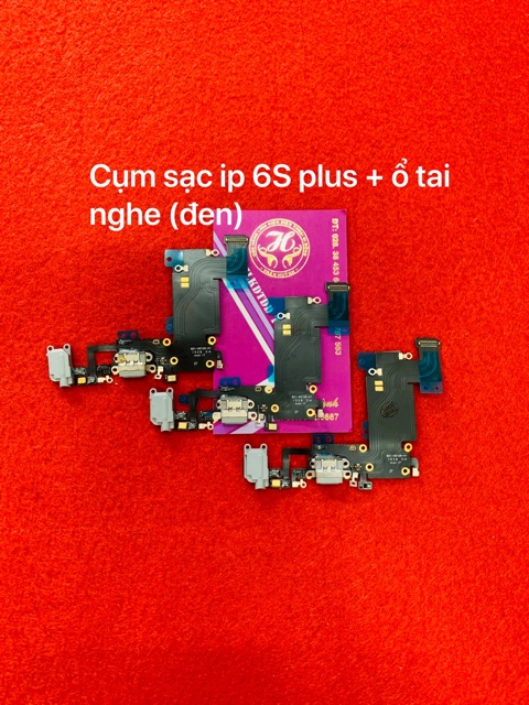 Đuôi sạc + ổ tai nghe iphone 6s plus/7G/7 plus/8G/8 plus
