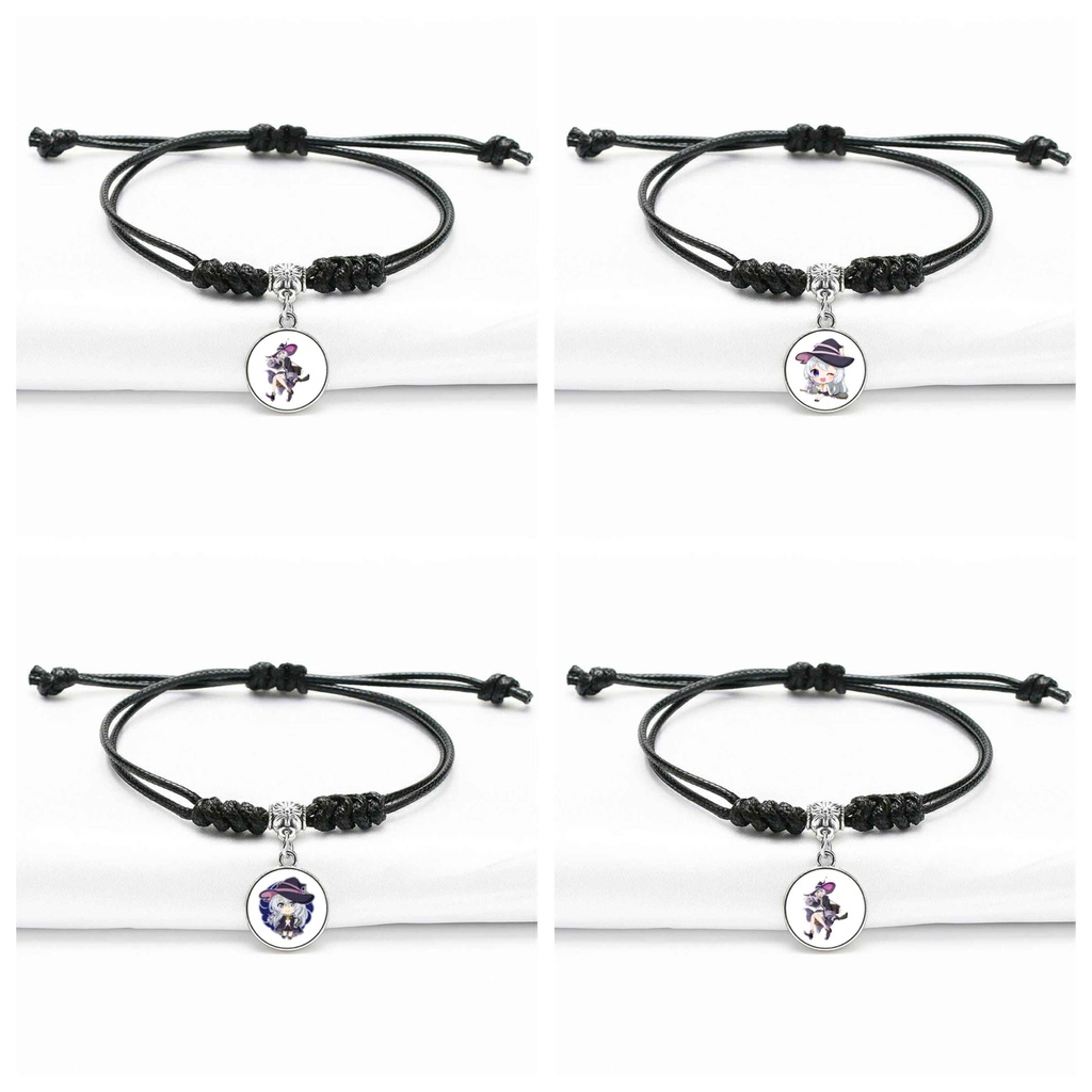 (30) Vòng tay in hình HÀNH TRÌNH CỦA ELENA chibi anime phụ kiện trang sức xinh xắn quà tặng độc đáo