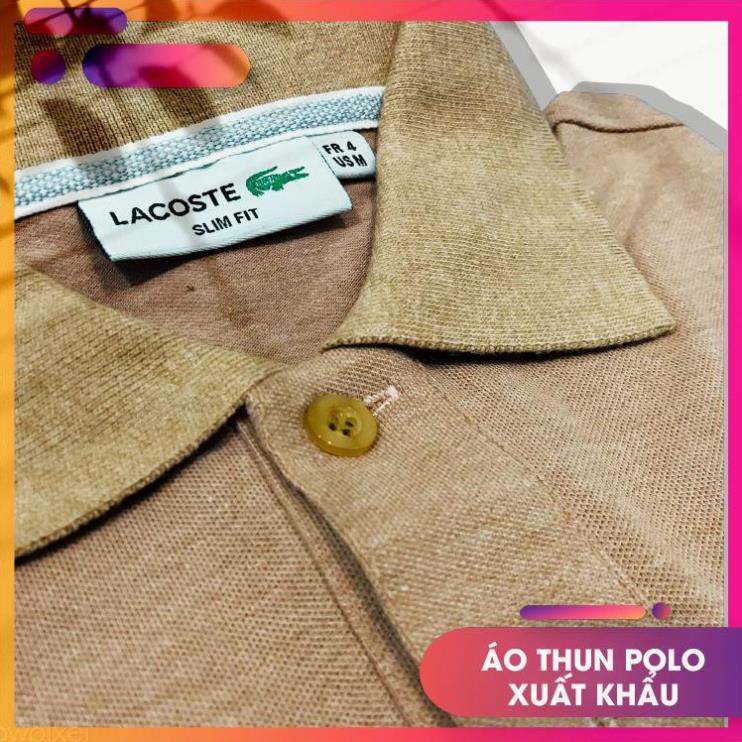 Áo Thun Polo Có Cổ Xuất Khẩu Chất Liệu Thun Cá Sấu 100% Cotton Năng Động Trẻ Trung Cho Cả Nam Và Nữ Giá Sỉ New