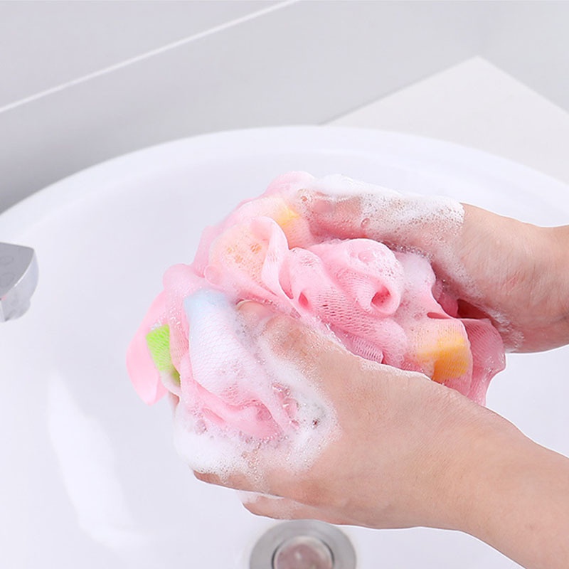 Bông Tắm Lưới Tạo Bọt Mềm Mại Tẩy Tế Bào Chết Làm Sạch Cơ Thể