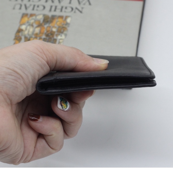 Ví Da Đựng Thẻ Card, Ví Đựng Thẻ ATM Giấy Tờ Da Bò Cao Cấp Nhỏ Gọn Tiện Lợi VT01