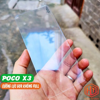 Kính cường lực Xiaomi Poco X3 Pro,X3 NFC trong suốt không full chính hãng GOR
