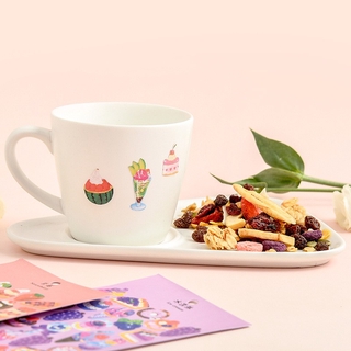 Combo 10 Tờ Sticker Miếng Sticker Dán Hình Đồ Ăn Xinh Xắn