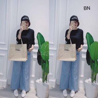 Áo phông tay lỡ kèm ảnh thật