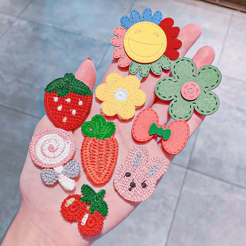 Bộ kẹp tóc thiết kế kiểu Hàn Quốc xinh xắn cho bé gái