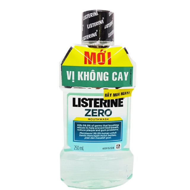 Nước súc miệng Listerine zero 250ml