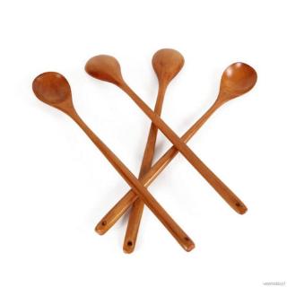 Vá Múc Canh Cán Dài Bằng Gỗ Phong Cách Hàn Quốc 33.5cm