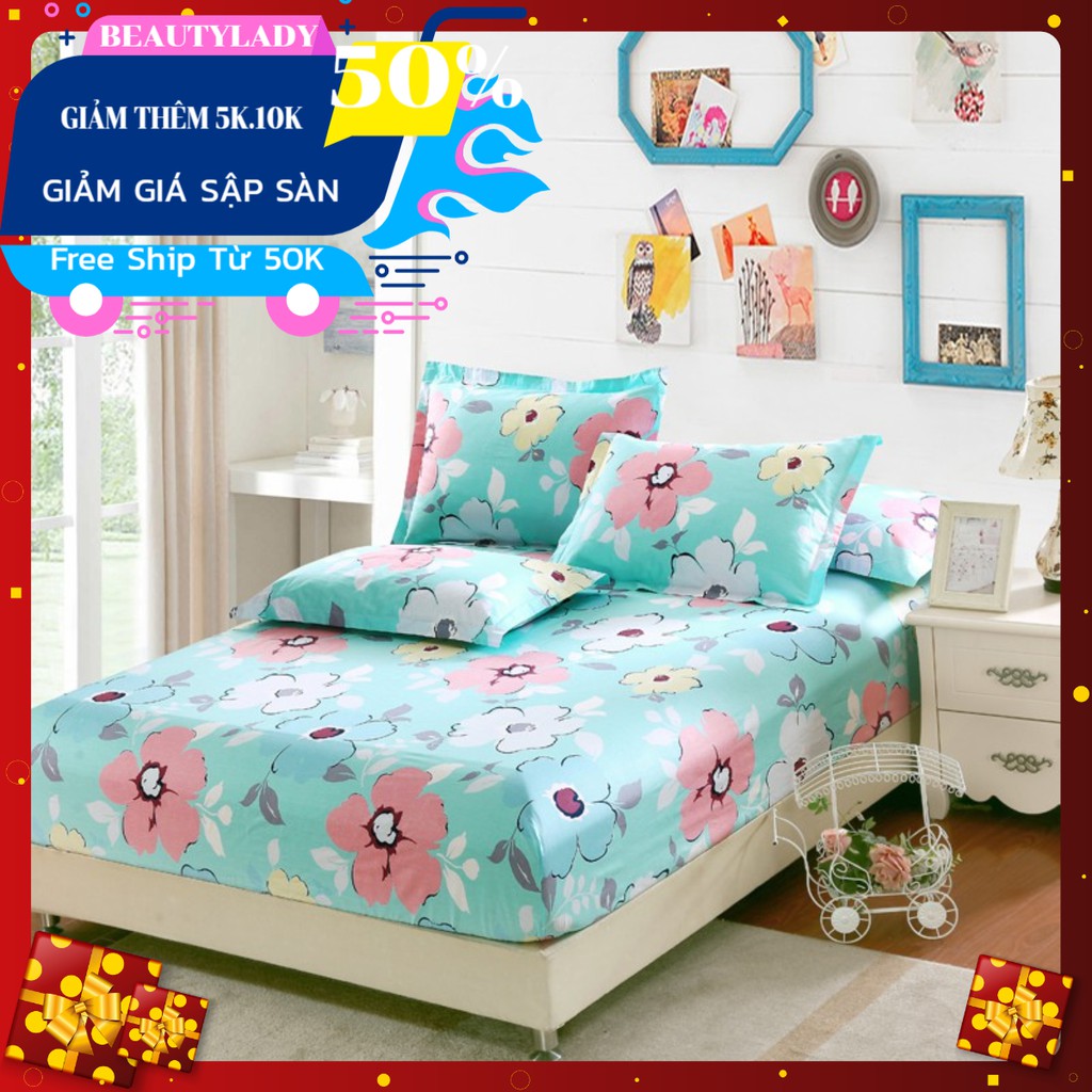 Sỉ ga trải giường 1m bọc đệm poly hàn