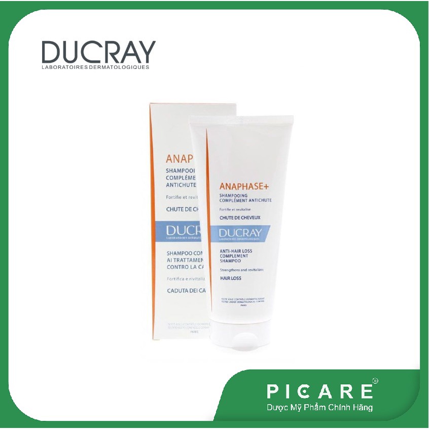 Dầu gội dạng kem ngăn rụng tóc Ducray Anaphase+ 200ml