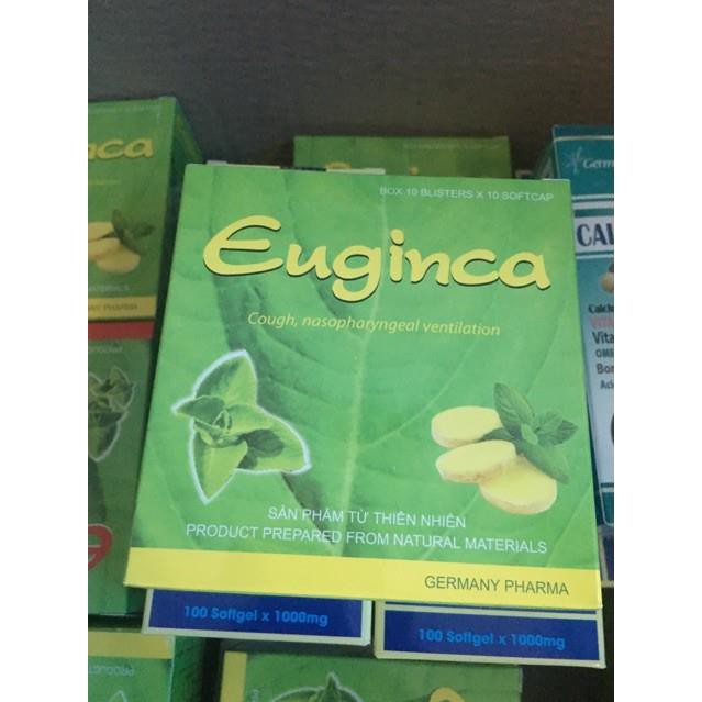 ✅ (CHÍNH HÃNG) Euginca (100 viên) - Giảm ho, thông thoáng mủi họng | BigBuy360 - bigbuy360.vn