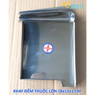Khay đếm thuốc inox Vinh Tấn (size lớn và nhỏ)