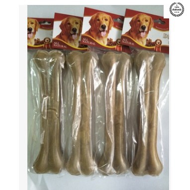 xương da bò cho chó size đại ( 20cm)