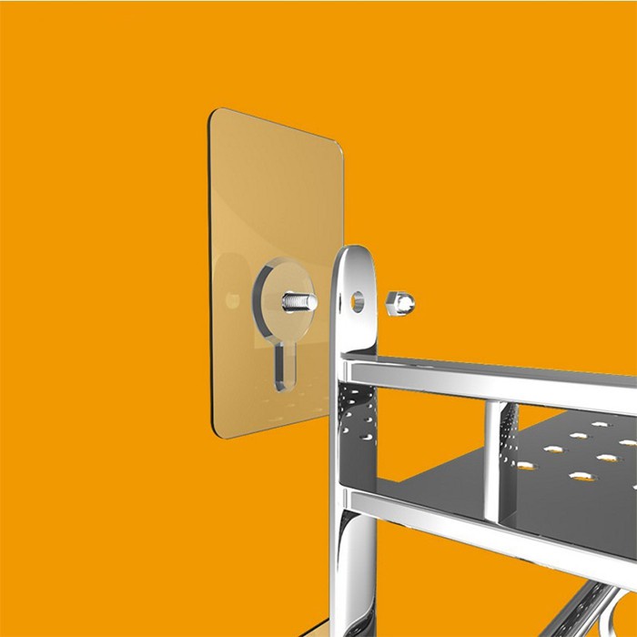 Miếng Dính Có Chốt Vít Ốc T2020 - Cố Định Treo Giữ Kệ Inox Siêu Chắc Không Phải Khoan Tường