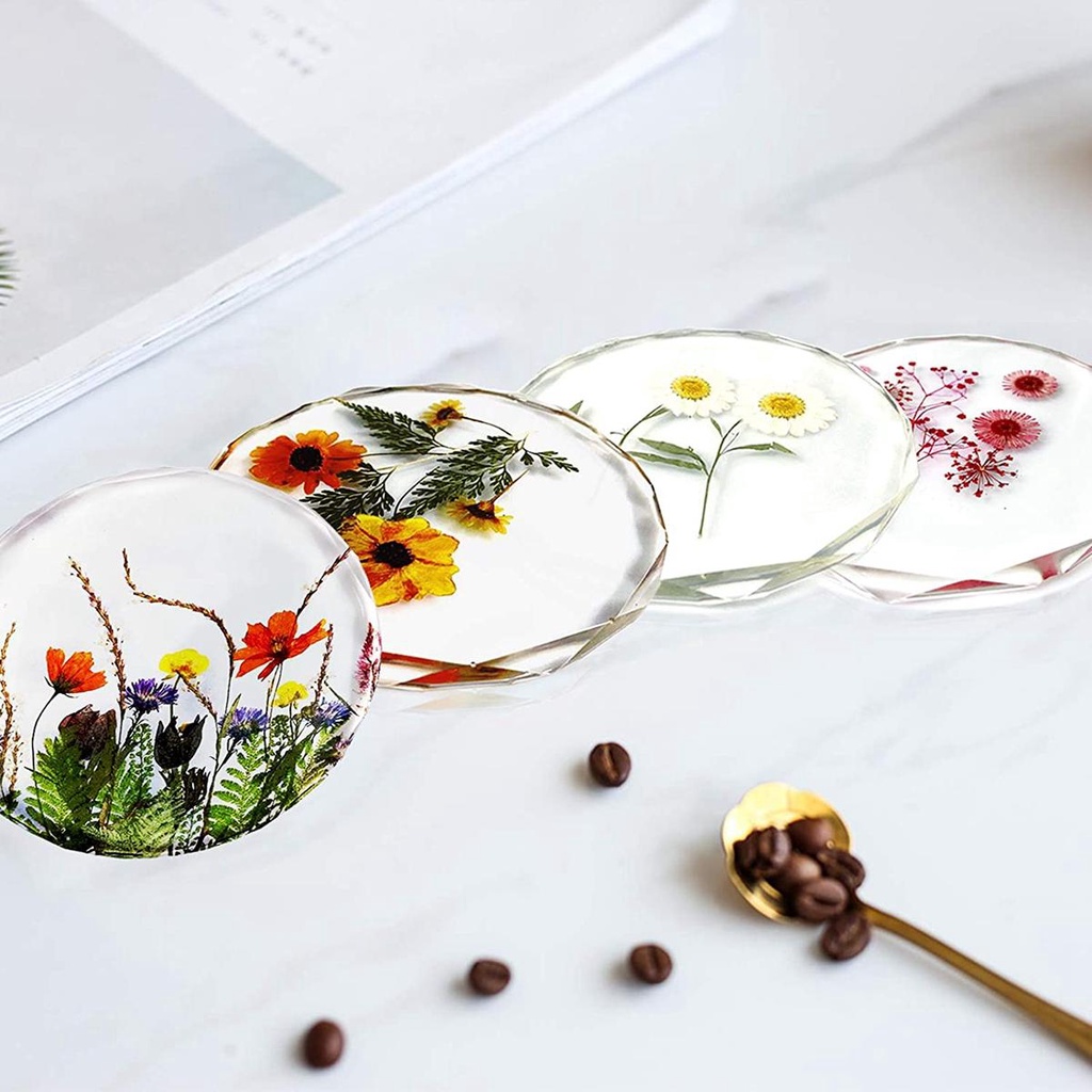 Khuôn Làm Đồ Thủ Công Bằng Nhựa Resin Hình Tròn