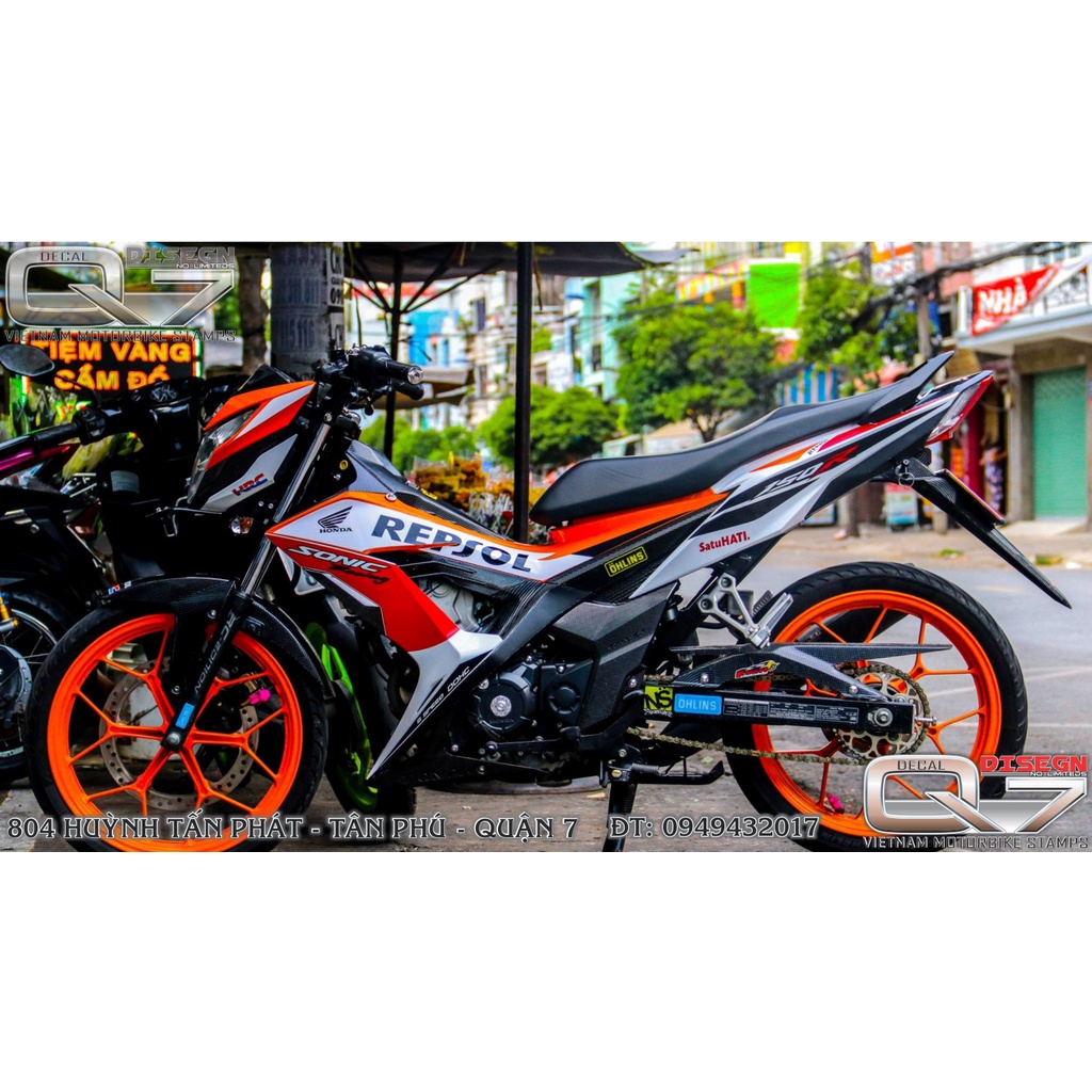 Tem rời SONIC 150 REPSOL - decalq7