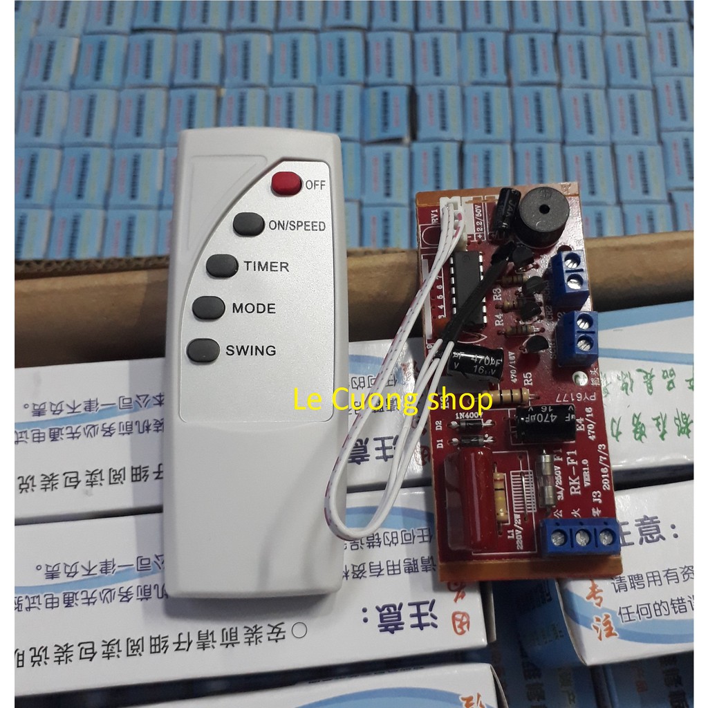 (bán rời remote) điều khiển từ xa cho quạt (in tiếng Anh)