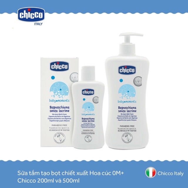 SỮA TẮM GỘI CHICCO HOA CÚC 200ml/500ml