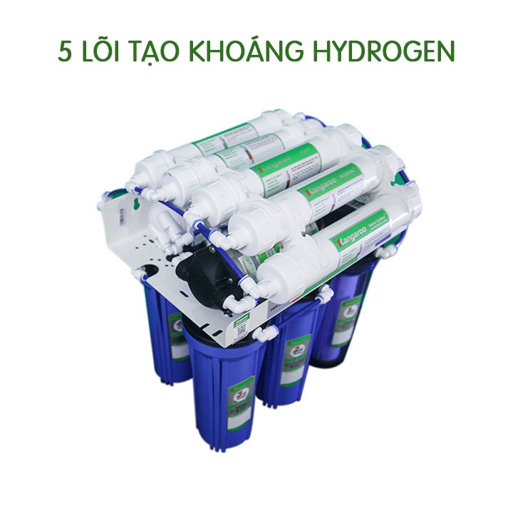 Máy lọc nước Hydrogen Kangaroo KG50G4 - BẢO HÀNH 24 THÁNG - Thiết kế lắp âm tủ bếp - 4 cấp lọc thô, công suất  lọc 20l/h