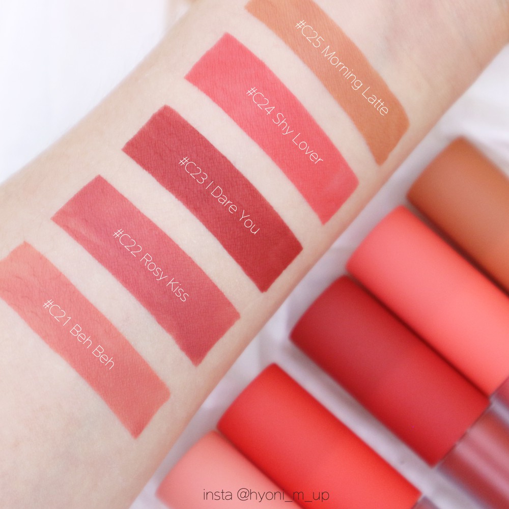 Son môi màu nhung lì thời trang thương hiệu minshzee đa dạng màu sắc | BigBuy360 - bigbuy360.vn