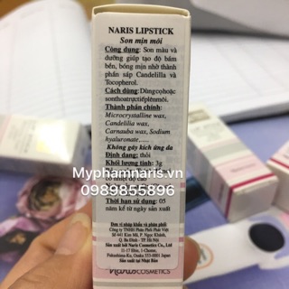 Son mịn môi Naris White