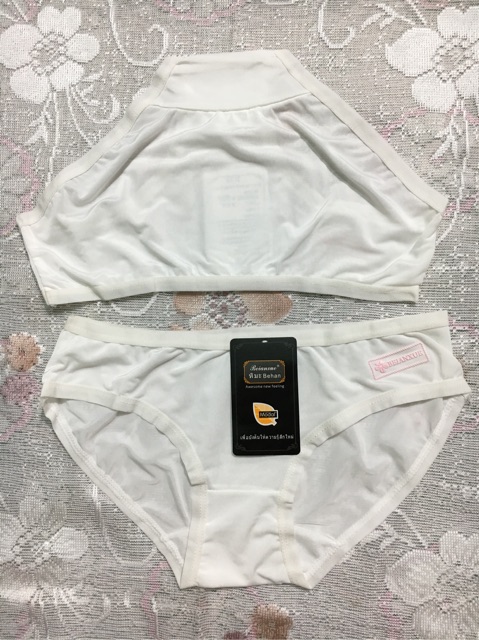 Set 10 Quần lót nữ học sinh, quần lót trắng thun lạnh