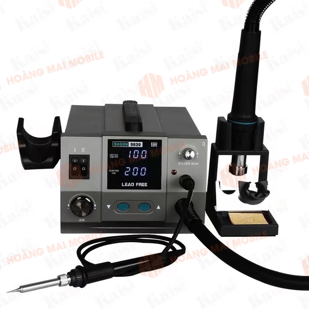 Máy khò, hàn Sugon 9630 (2 in 1, khò liền hàn dùng mũi 936)