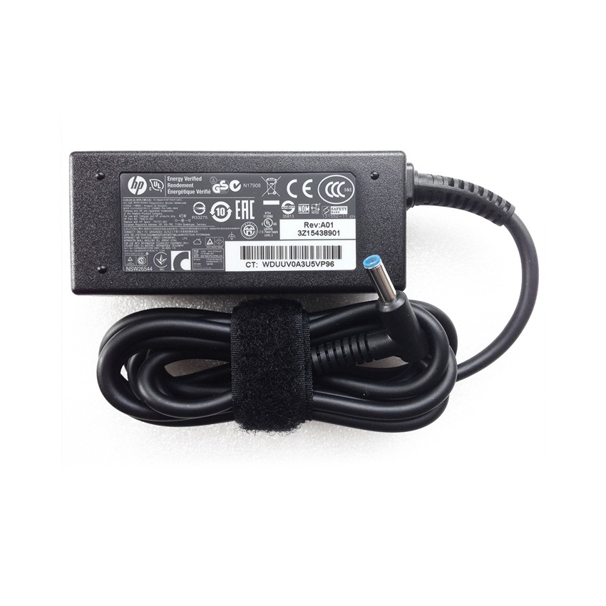Sạc laptop Hp chân kim nhỏ 19.5v-3.33a - Zin bảo hành 12th tặng kèm dây nguồn - Dây sạc máy tính Hp chân kim nhỏ