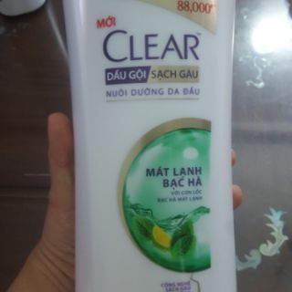 DẦU GỘI CLEAR BẠC HÀ 900G
