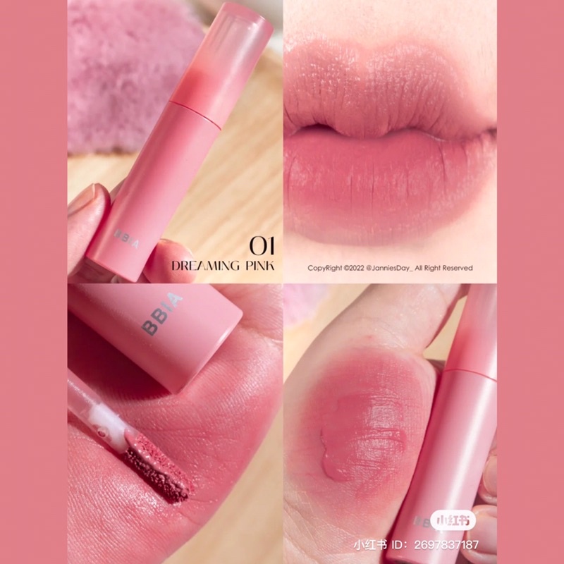 Son kem lì ẩm mịn, lâu trôi Bbia Sheer Velvet Tint