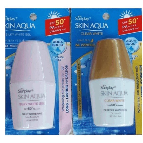 Kem chống nắng Sữa chống nắng dưỡng da trắng mịn Skin Aqua Clear White 5g
