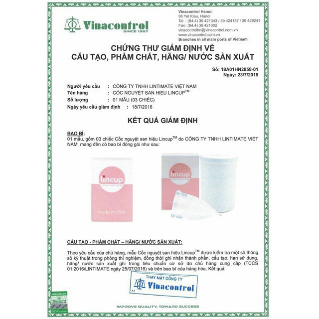 Cốc nguyệt san Lincup Nhập Khẩu Mỹ Tặng Bộ Quà Tặng