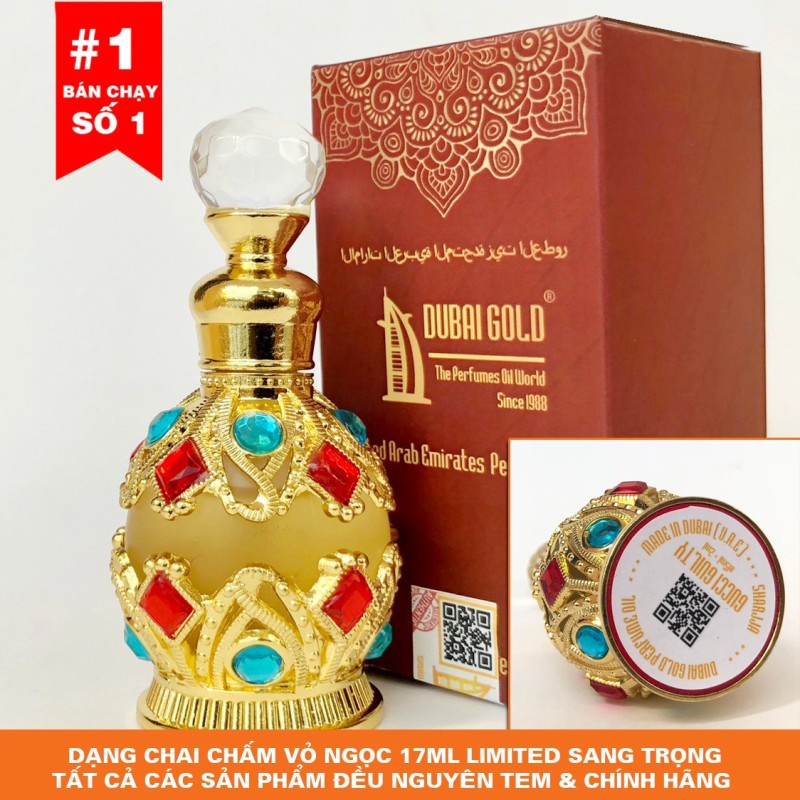 Nước hoa tinh dầu dubai 17ml  dạng chấm, Có tặng kèm nước hoa dubai 2ml | BigBuy360 - bigbuy360.vn
