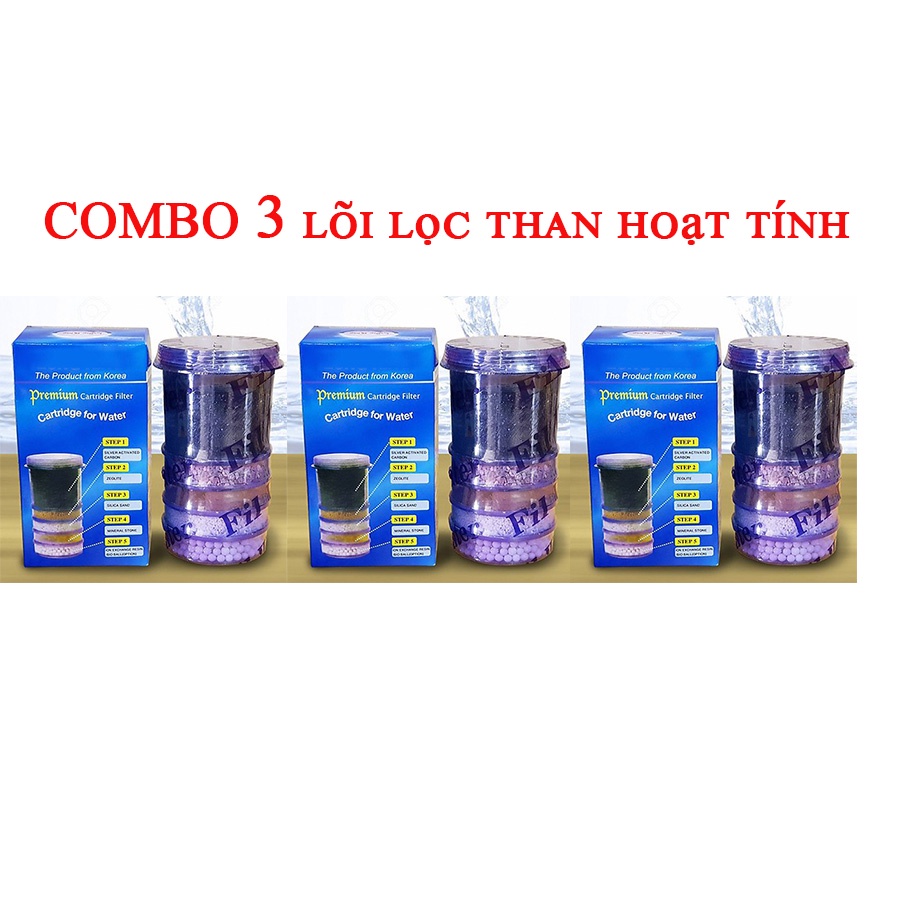 Lõi Lọc Than Hoạt Tính 5 Tầng Lọc Thay Thế Cho Bình Lọc Nước Hưng Long One Mom Long King