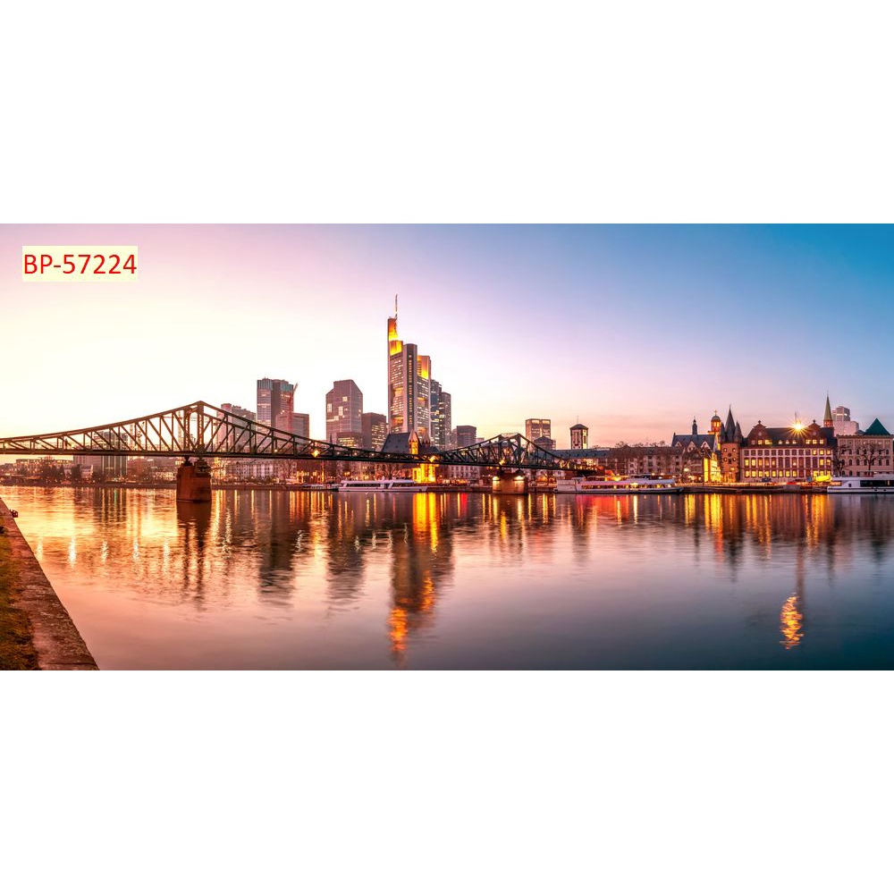 Tranh dán tường tổng hợp địa danh Việt Nam 3D Mực in không mùi, không hóa chất đảm bảo an toàn sức khỏe