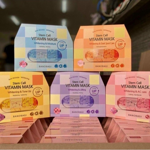 Mặt Nạ Banobagi Vita Genic Jelly Mask 30g & Vita Cocktail 30g, Stem Cell 30g