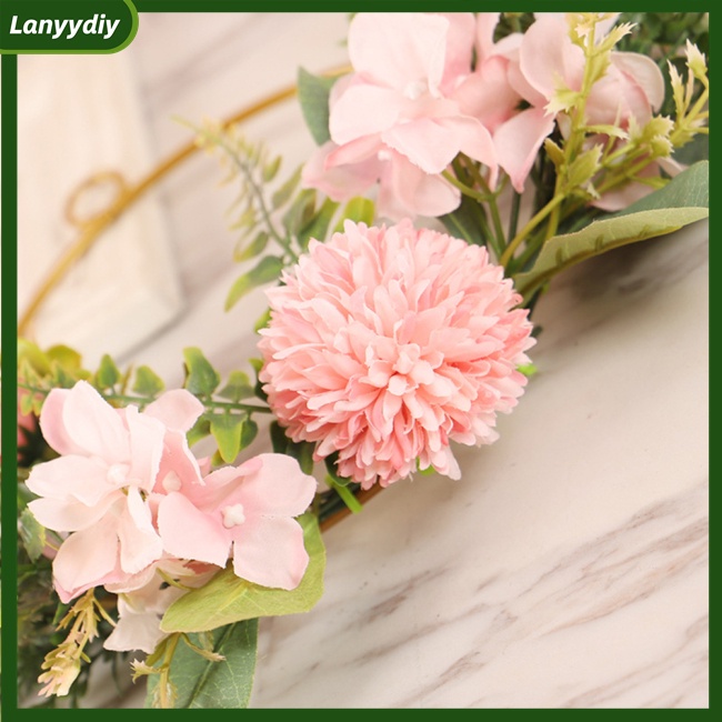 Vòng Hoa Nhân Tạo Treo Tường Trang Trí Nhà Cửa / Tiệc Cưới / Giáng Sinh