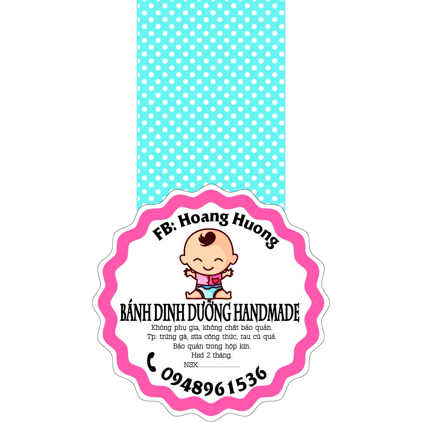 combo 200 tem dán niêm phong sản phẩm